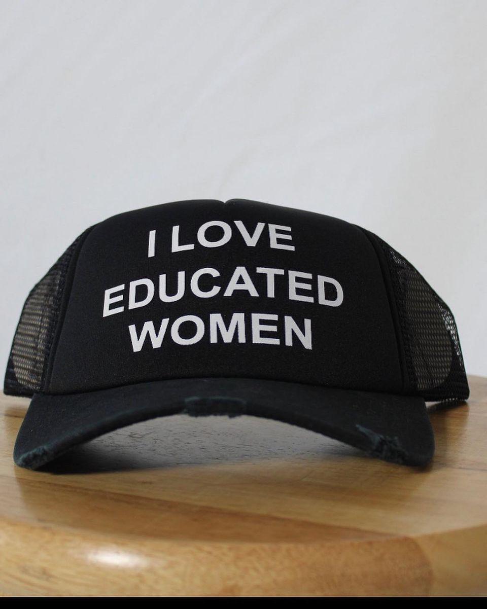 "I love educated" trucker